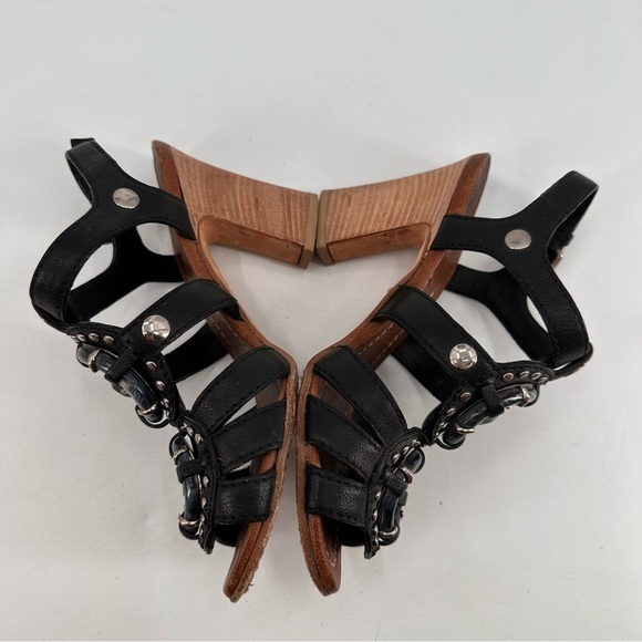 Vintage Y2K Miu Miu Prada Embellished Strappy Sandals Heels Size 36 - Picture 7 of 7